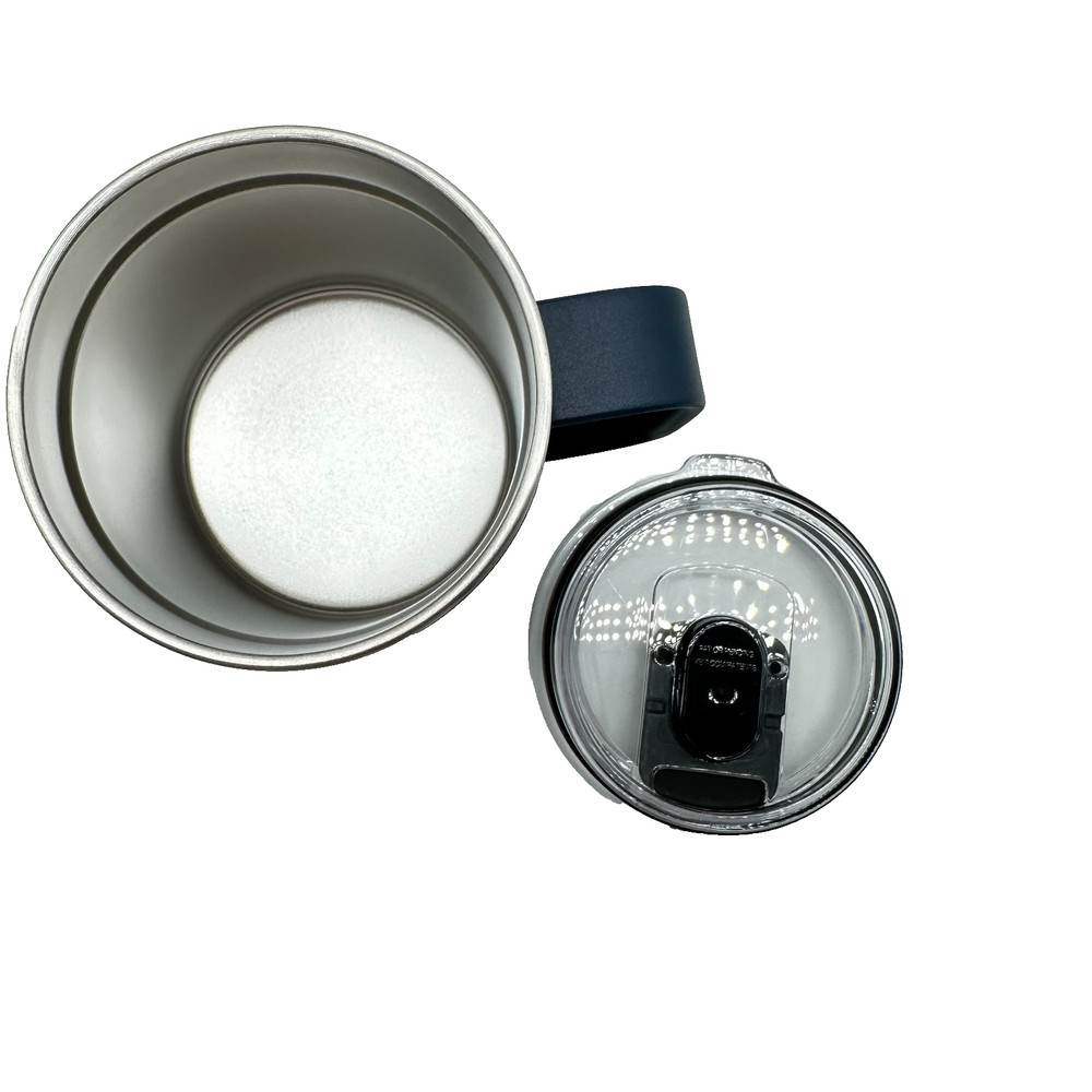 YETI Rambler 10oz Navy Mug Stackable w/Handle & Magslider Lid