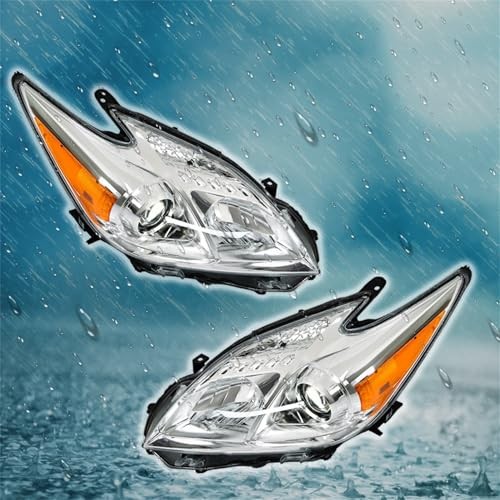 1 Pair Headlight Left and Right Side Assembly Replacement for Prius 2012-2015