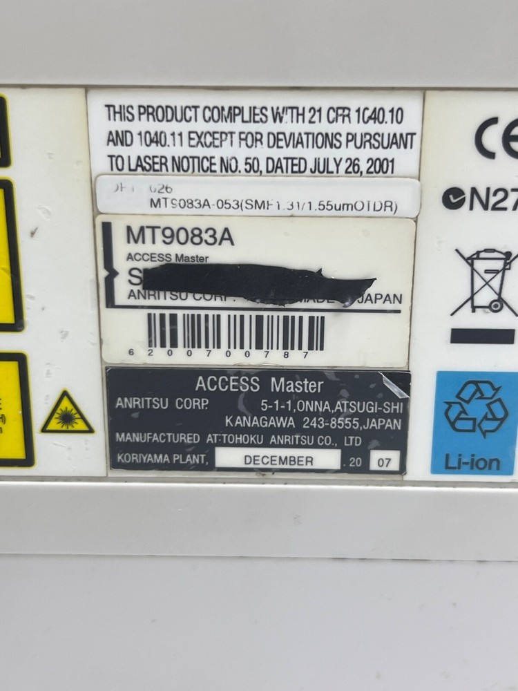 ANRITSU MT9083A-053 ACCESS MASTER
