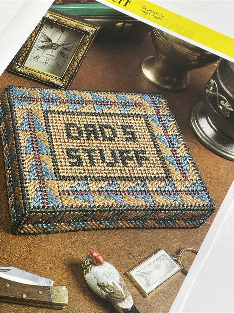 Dad's Stuff Box Annie's Plastic Canvas Pattern