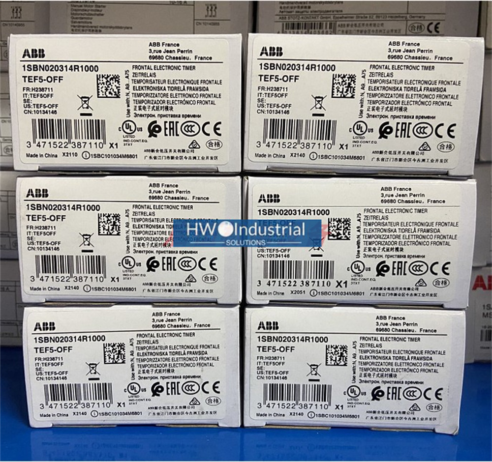 1/pieces NEW ABB Power Off Delay Head TEF5-OFF Contactor Timer Module