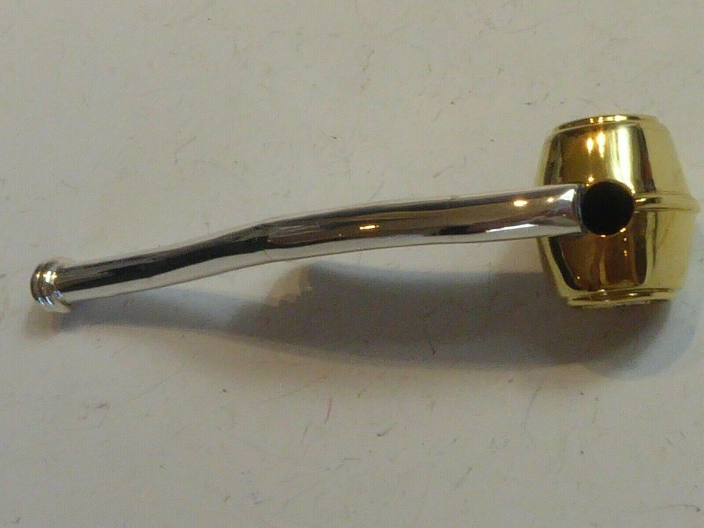 SOLID SILVER & GOLD PLATED NOVELTY BOSUNS EMBOSSED ANCHOR WHISTLE