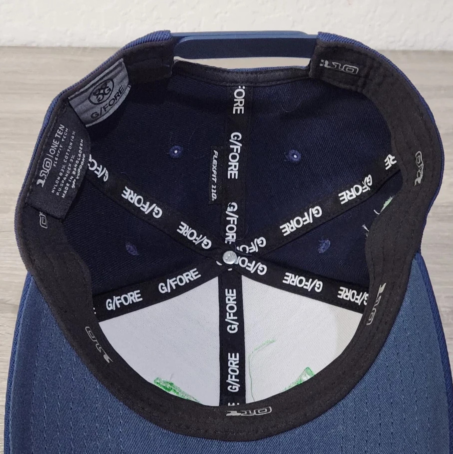 G/Fore PLS Men’s Golf Hat SnapBack Navy Flexfit Tech