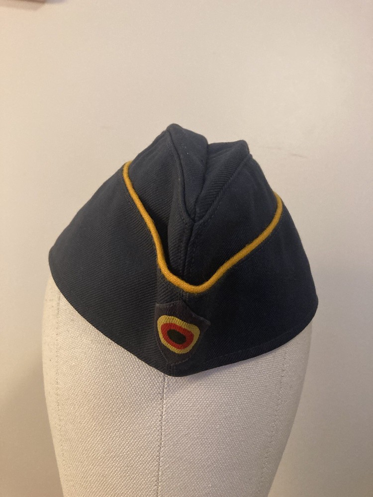 West German Air Force Luftwaffe Side Garrison Overseas Cap w/ Patch - Size 58