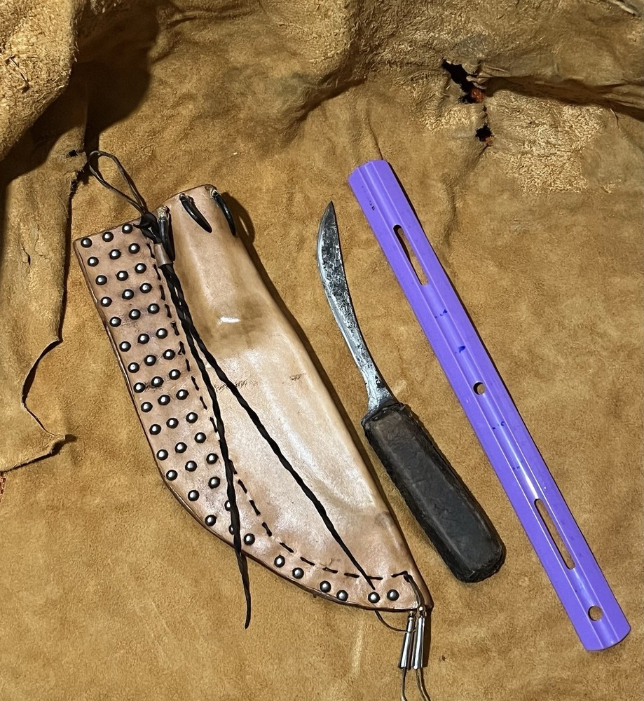 Crow style knife/sheath set