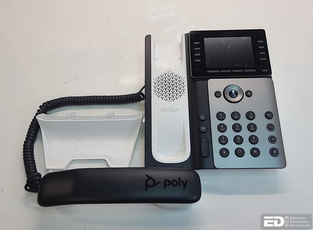 Poly Edge E550 IP Phone PoE Enabled