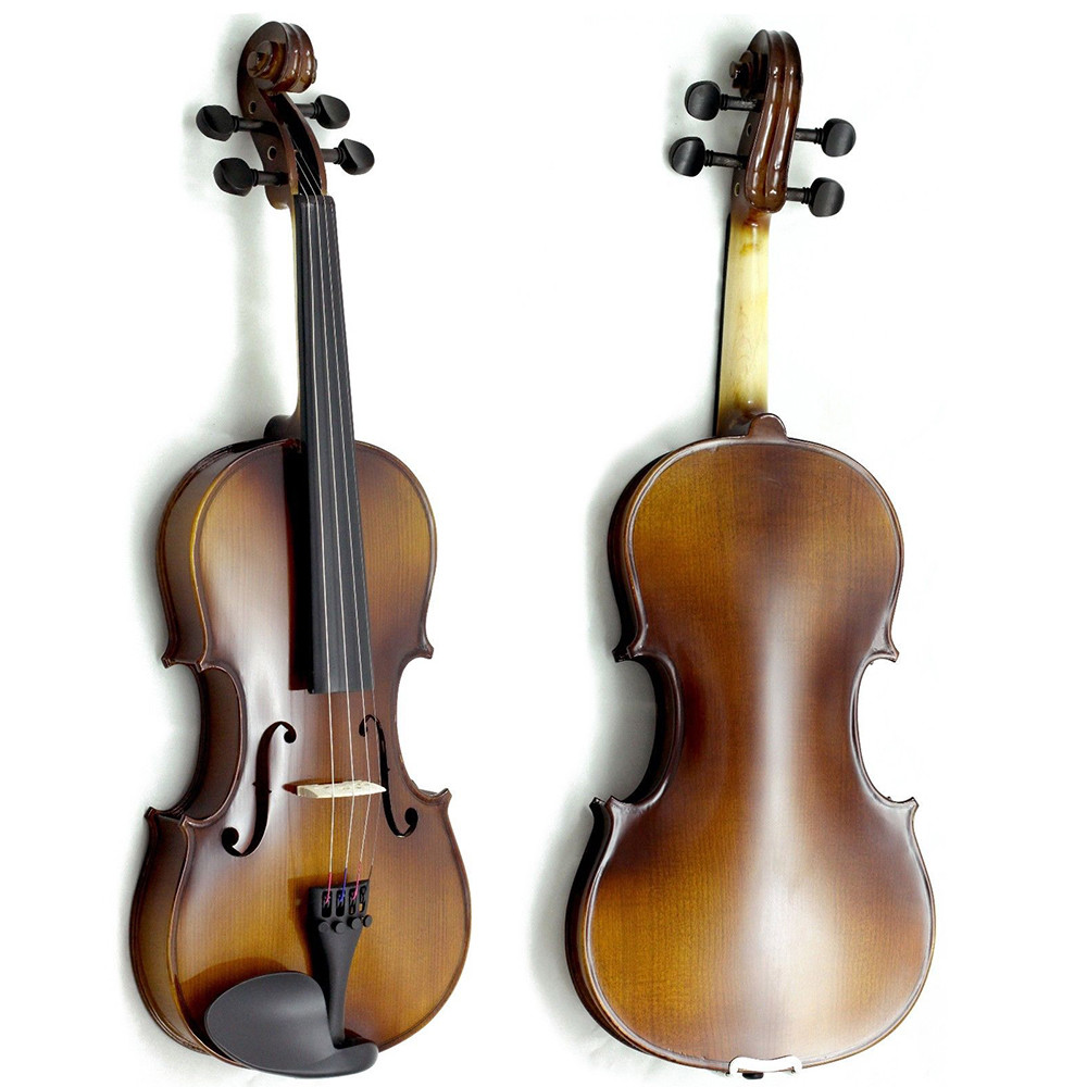 **GIFT PACKAGE** 1/10 Solid Wood Student Violin w Case Bow Rosin