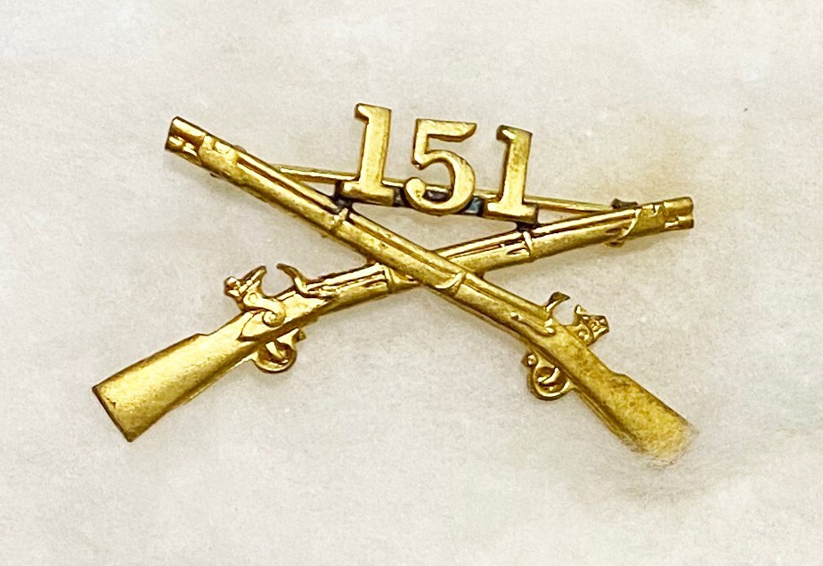 WWI-20's 151st Infantry Collar Device