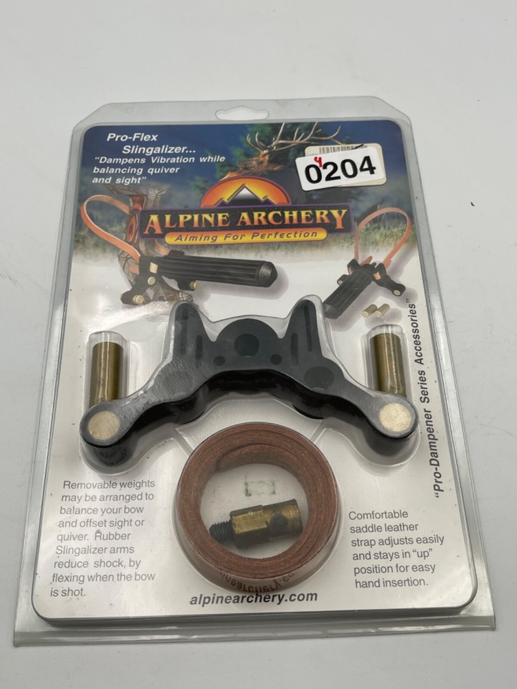 Alpine Archery Pro Flex Slingalizer w/Removable Weights