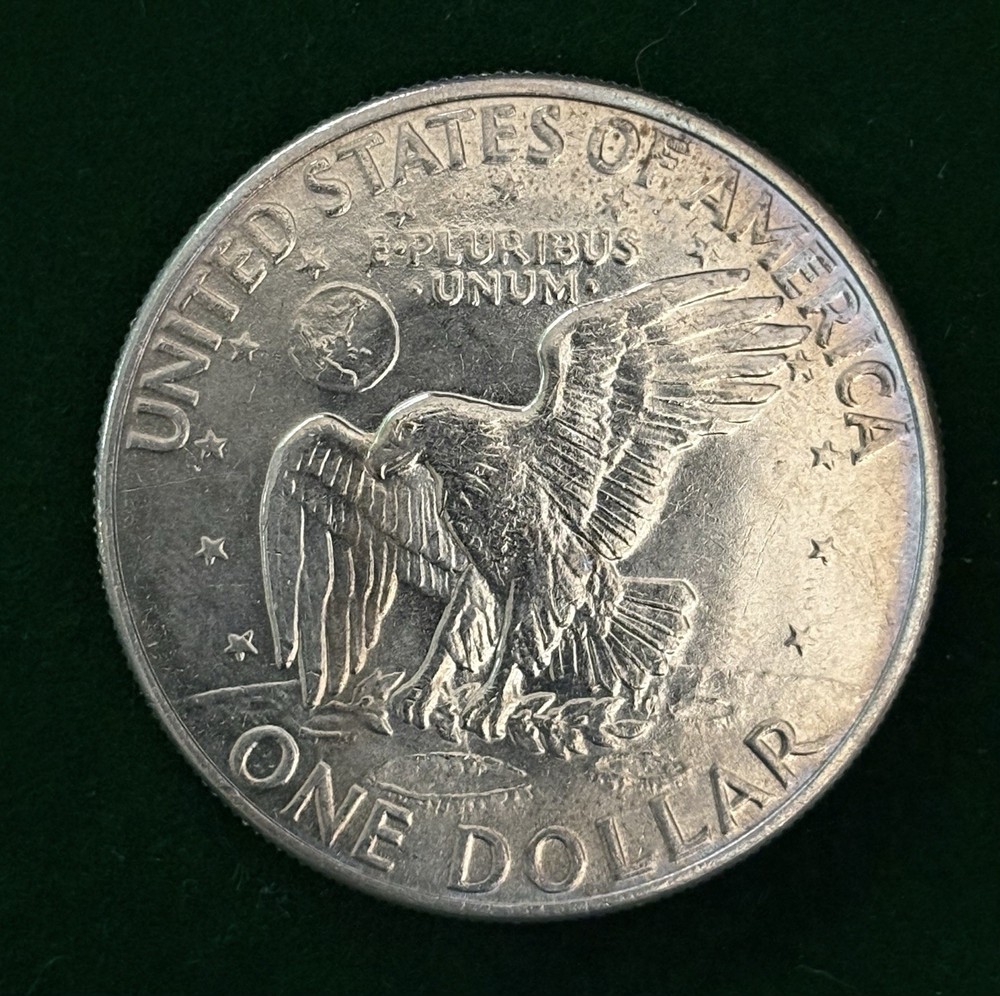1972 D Eisenhower Dollar Uncirculated Toned