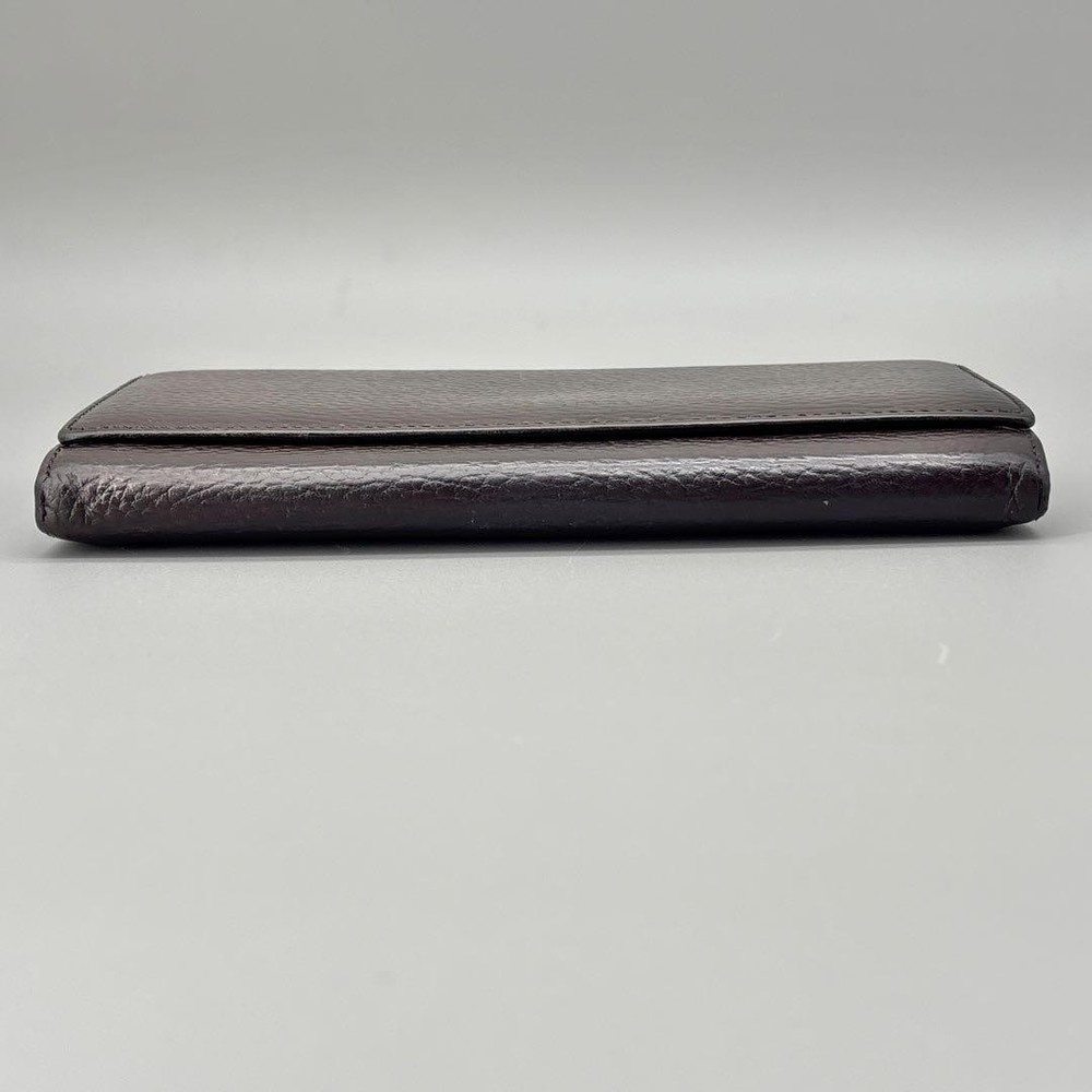 Burberry Nova Check Frame Long Wallet Leather