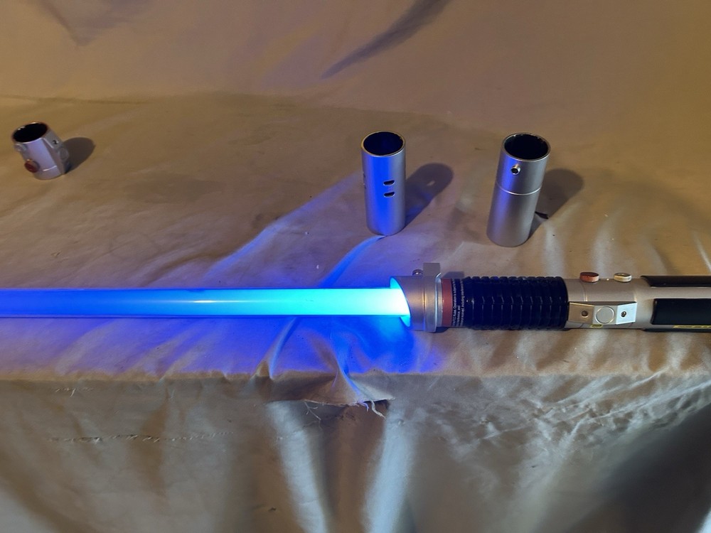 Master Replicas Lightsaber Construction Saber And Extra Attachments.