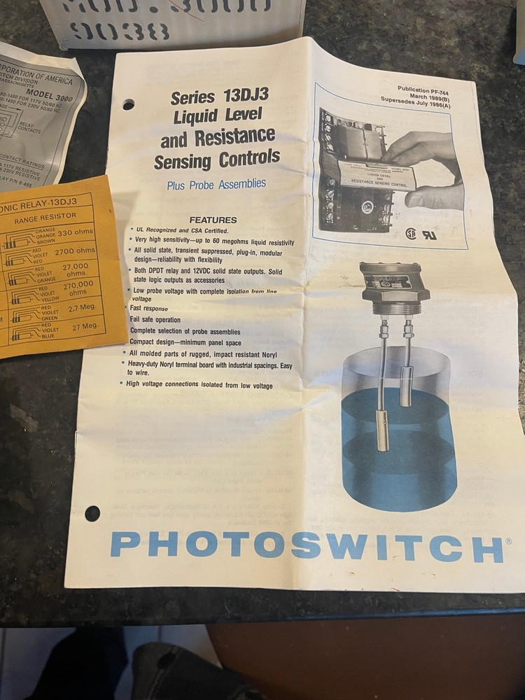 Liquid Level Control Module 13DJ3-3000