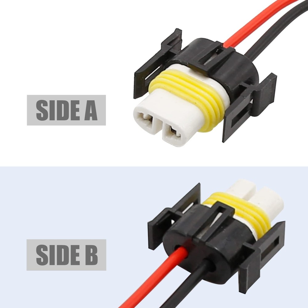 Wiring Harness Headlight Socket Headlight Connector Plug ATV Hi-Temp Pigtail