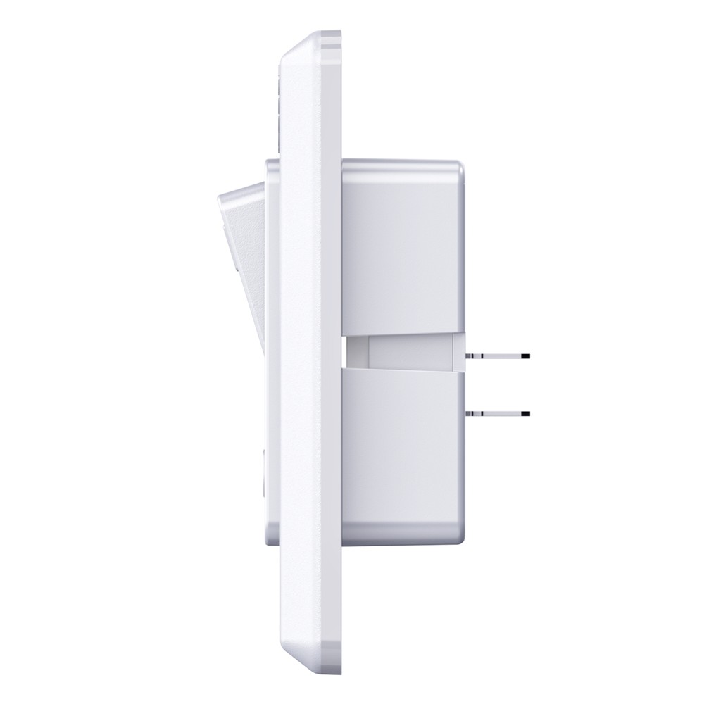 Single 2 Gang On-OFF 12V White Light Switch - RV Camper Trailer Marine Boat 12 V