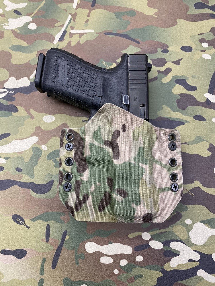 Multicam Fabric Kydex Holster for Glock 19 23 32