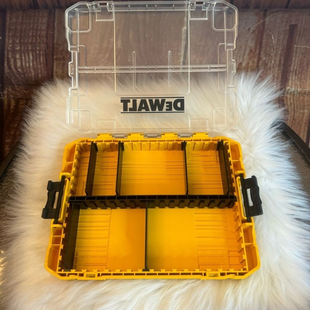 DEWALT Tool Box Tough Case Medium Yellow Case