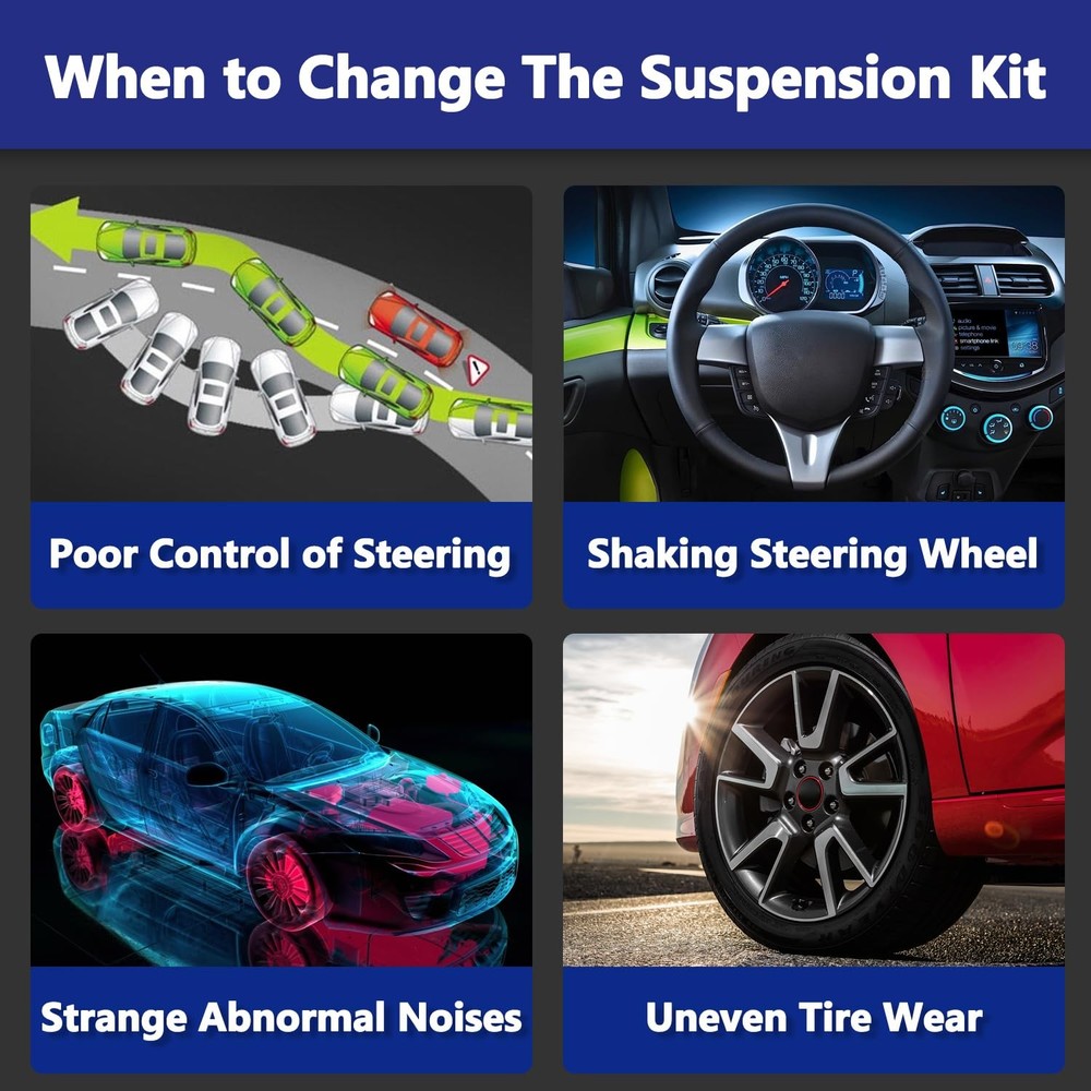 Front Lower Left Right Control Arms Ball Joint for 2013-2015 Spark 2 Pcs