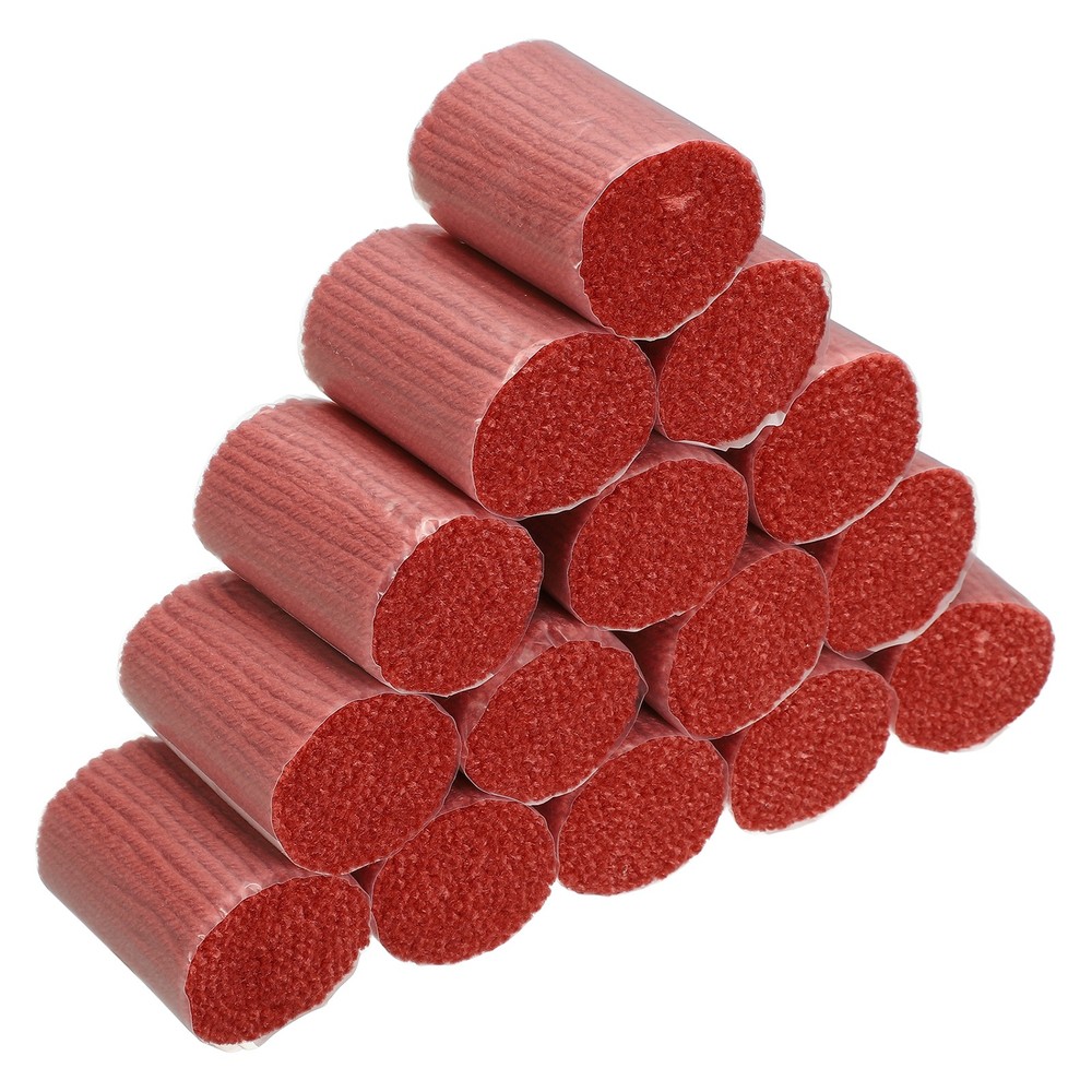 15 Rolls Latch Hook Yarn, 3mm Matte Red Latch Hook Kit Yarn Precut Hook Rugs
