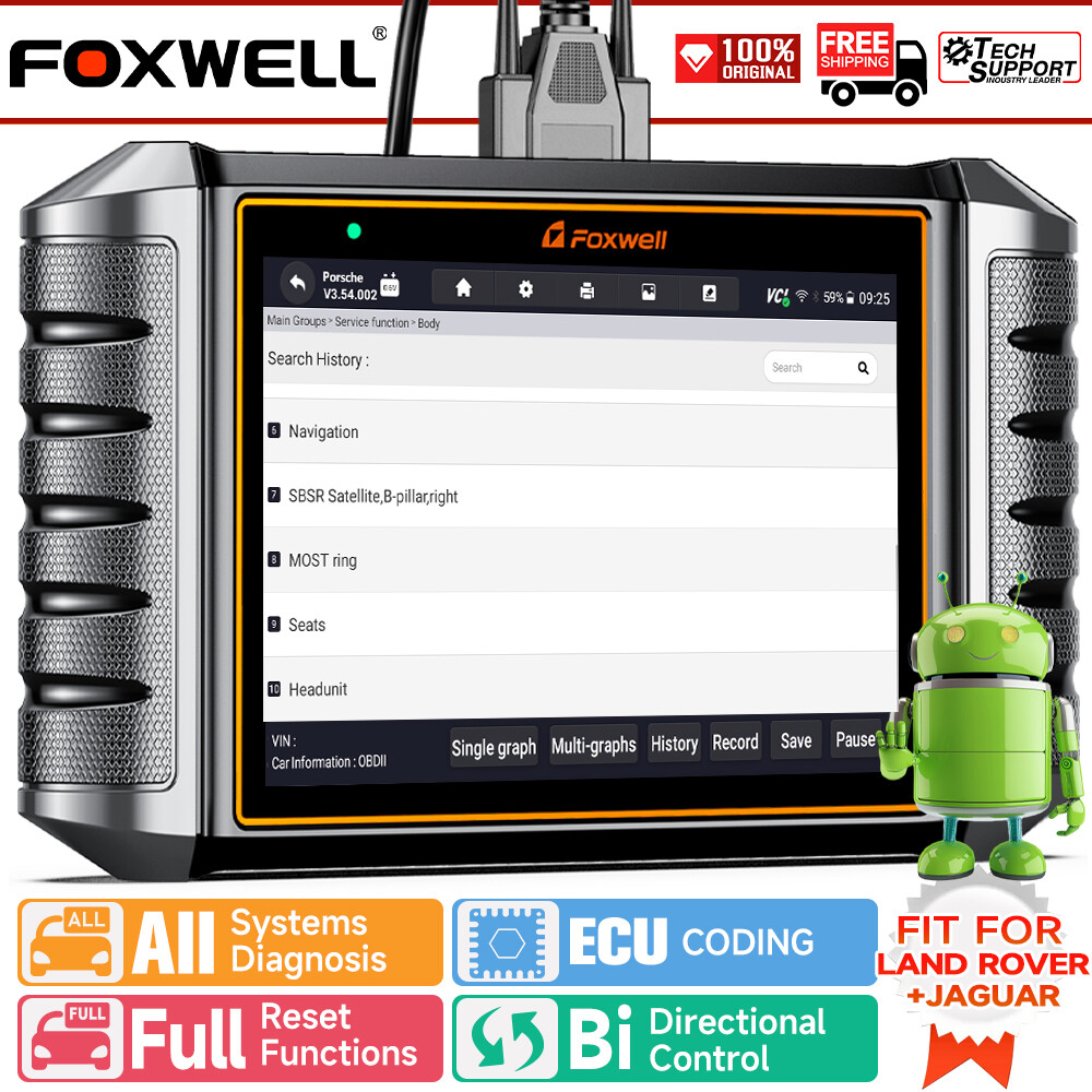 All System Bidirectional Diagnostic Scanner ABS Bleeding Oil DPF Injector Coding