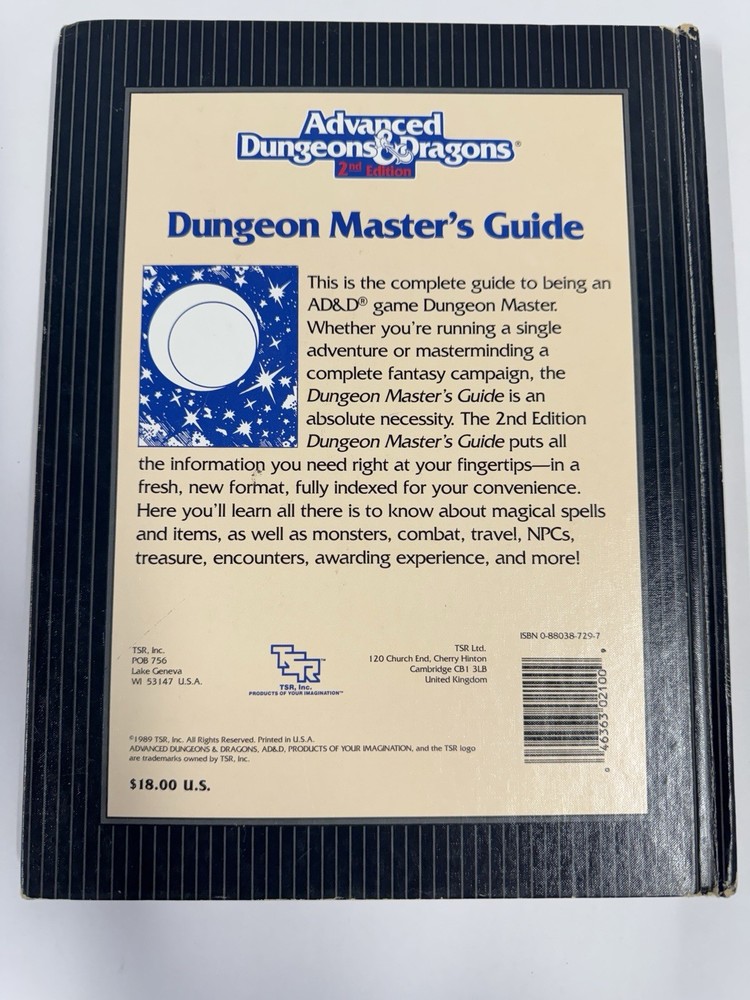 Advanced Dungeons and Dragons Dungeon Masters Guide