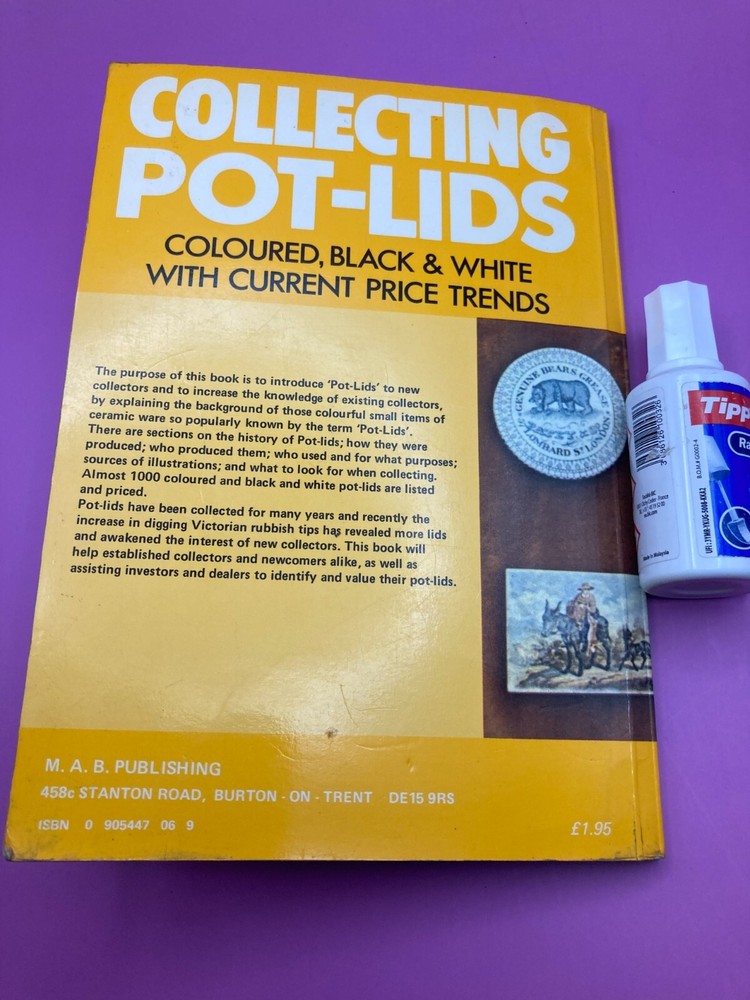 Collecting Pot-Lids, Book, by A.Bell.