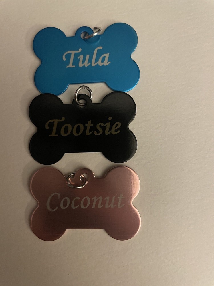 Laser Engraved Pet Name Tag