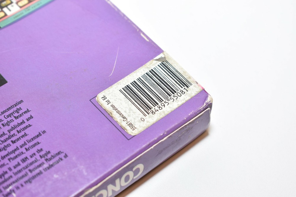 Classic Concentration Computer Game - Commodore 64/128, IBM, Tandy - 2.11 DOS