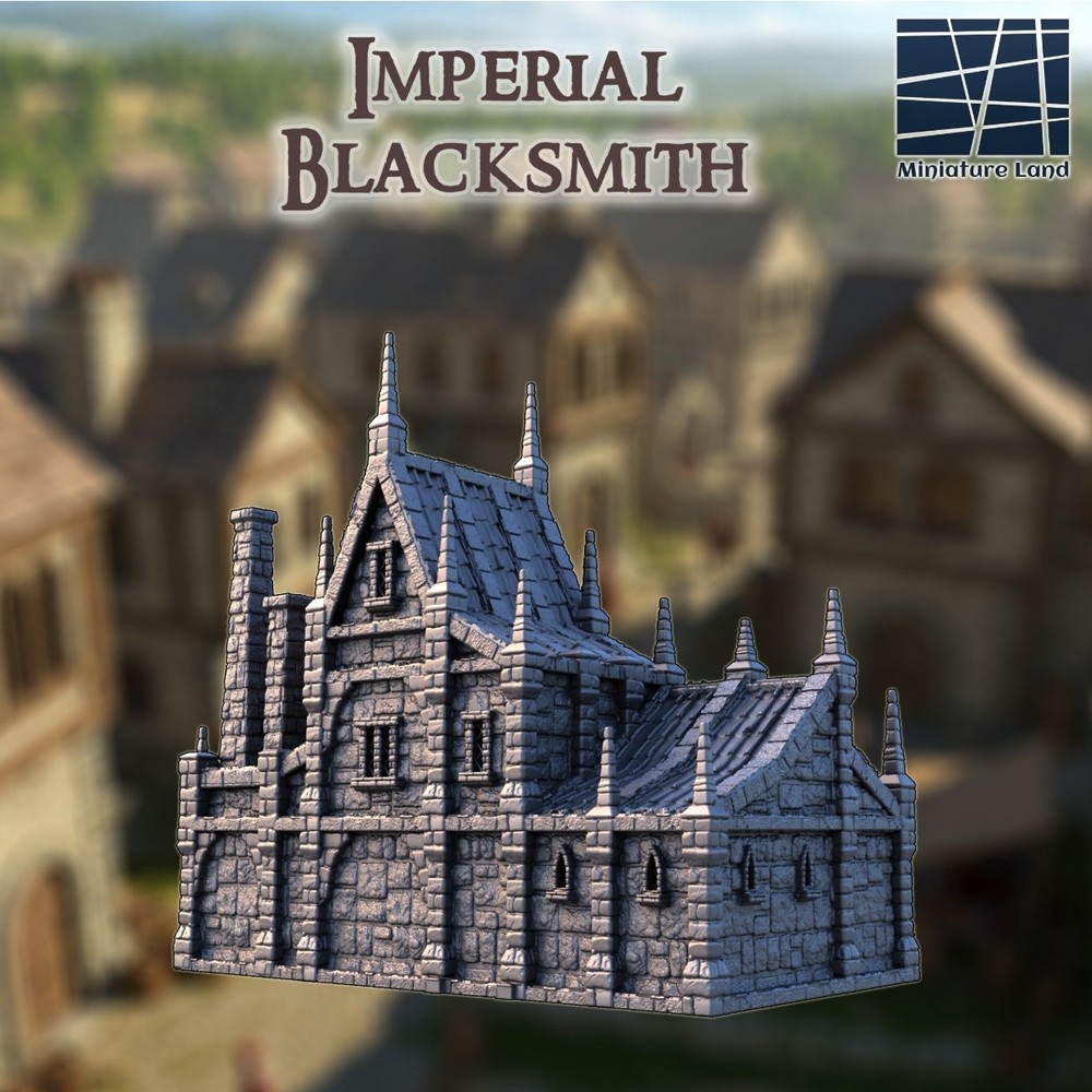 Imperial Blacksmith DND, Wargames Tabletop Terrain