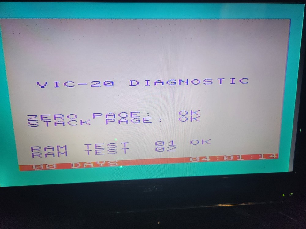 Vintage Commodore Vic 20 Computer Tested Powers New Capacitors