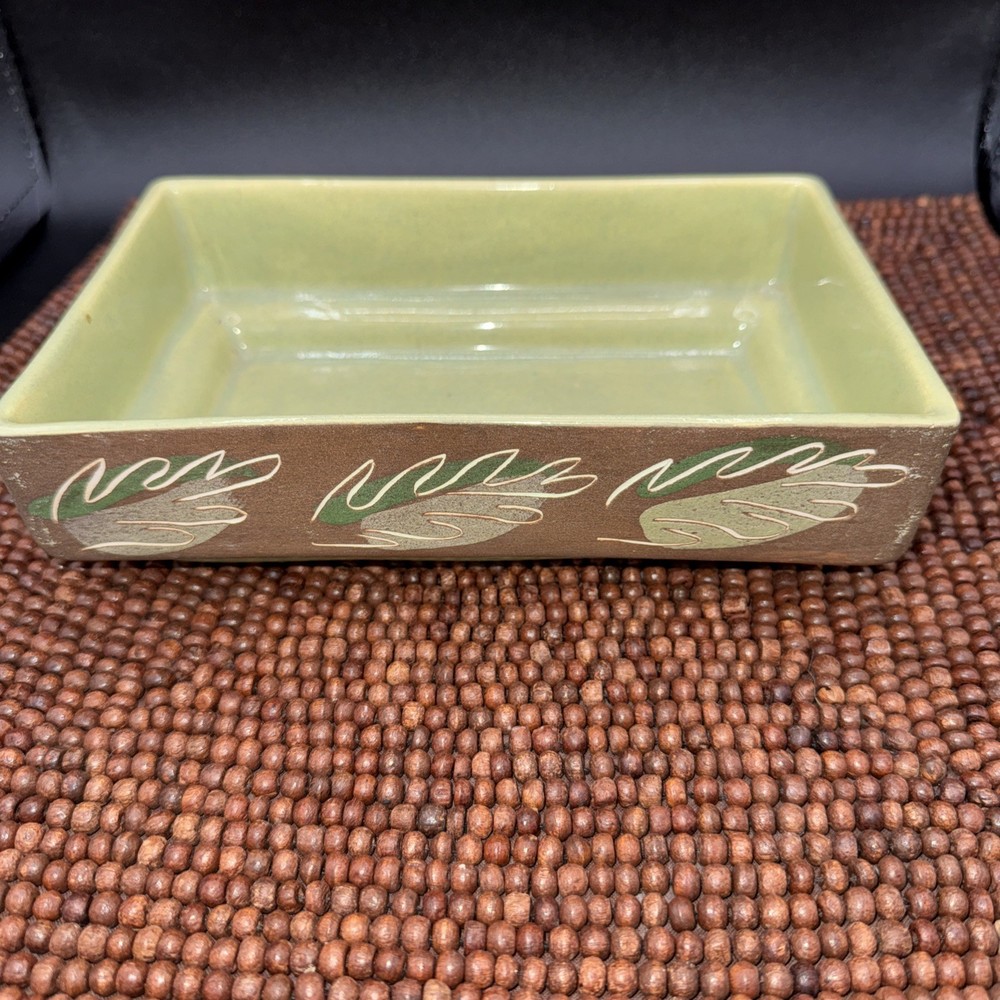 Artist Signed MCM Shallow Planter