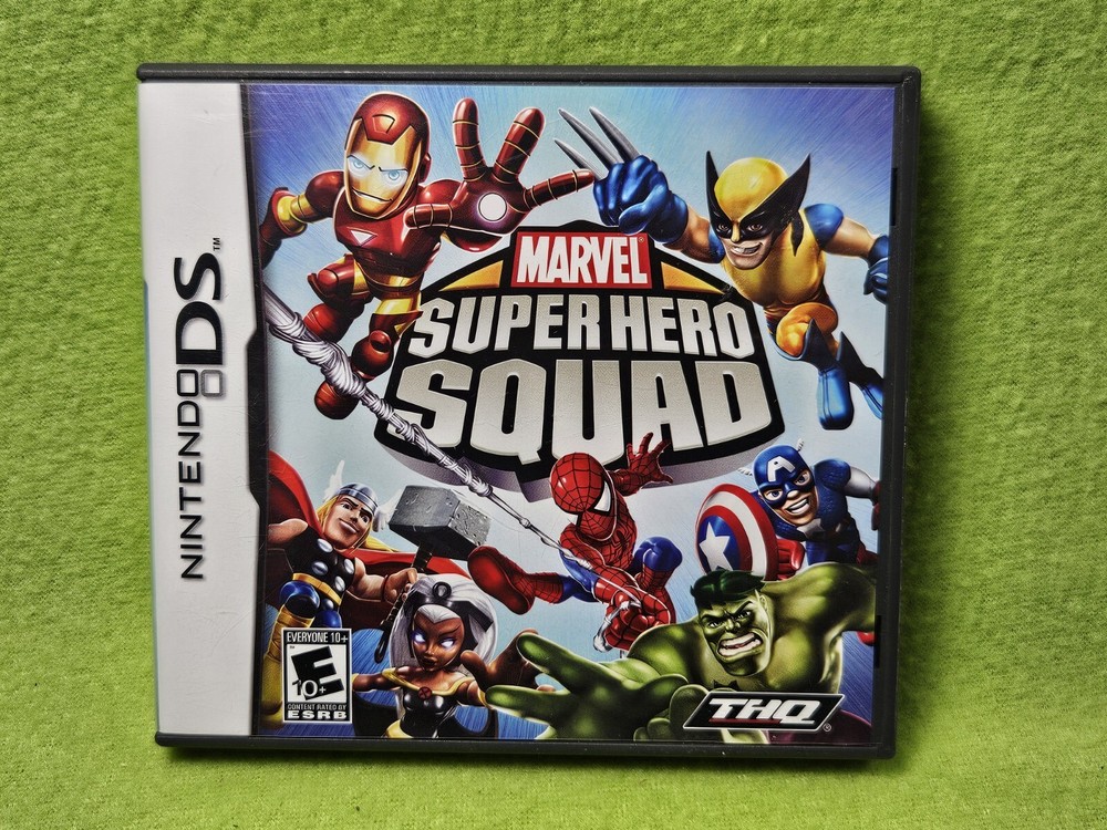 MARVEL SUPER HERO SQUAD Nintendo DS - Case & Manual Only!!!