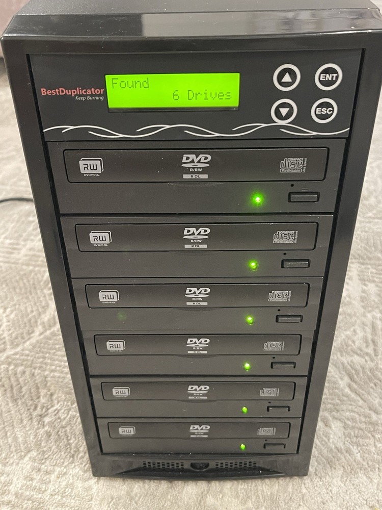 BestDuplicator Super Writemaster 1 to 5 Target 24x SATA DVD CD Duplicator/Burner