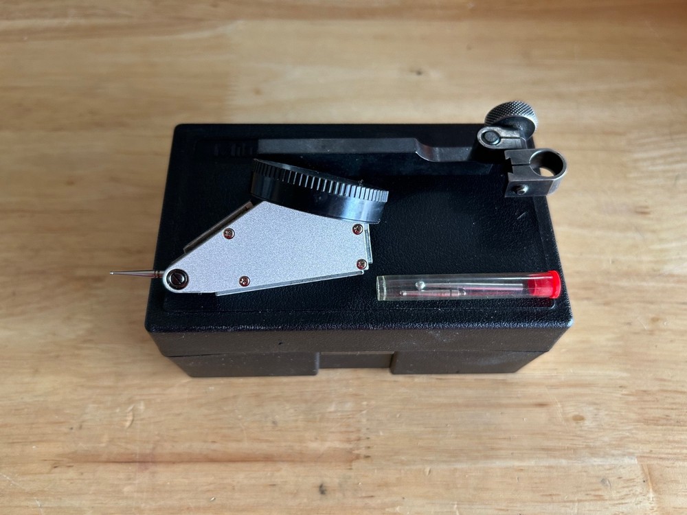.0005” Mitutoyo Vertical Indicator.