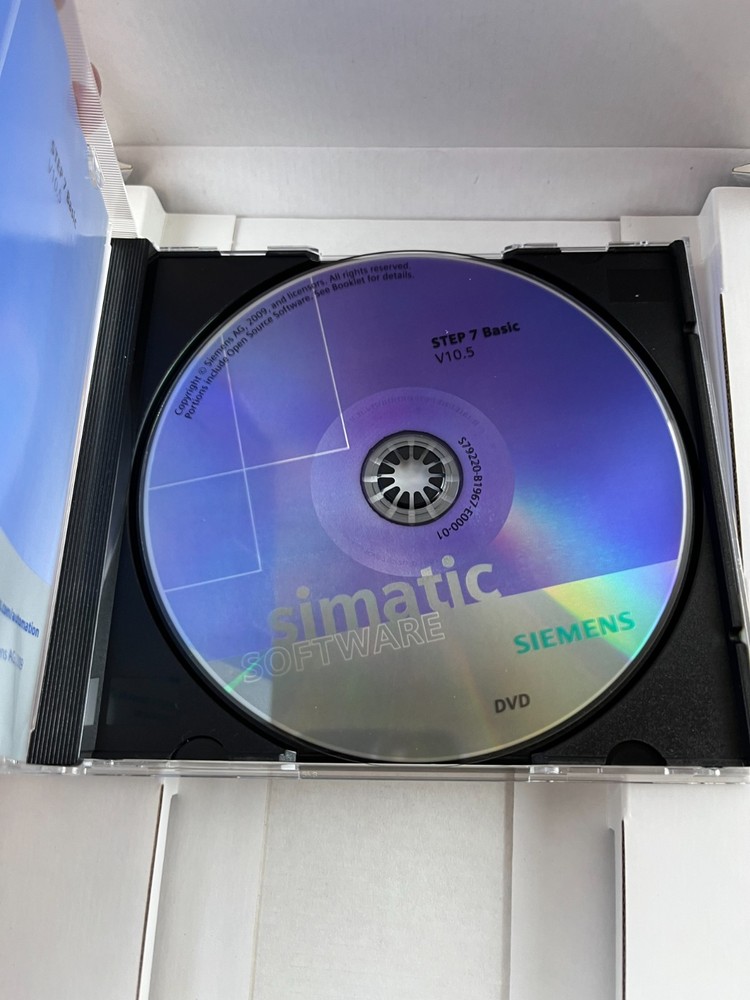 Siemens SIMATIC STEP 7 Basic V10.5 Engineering Software DVD Single License NOS
