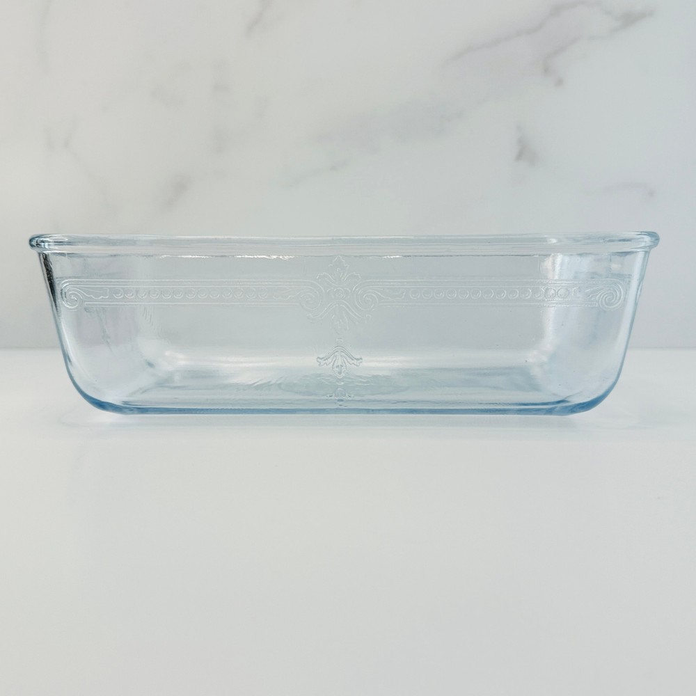 💠 Fire King Philbe Sapphire Blue Rectangular Loaf Pan
