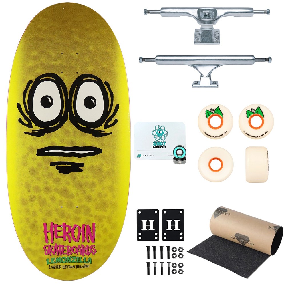 Heroin Premium Skateboard Complete Lemonzilla Slappy/OJ/Quantum