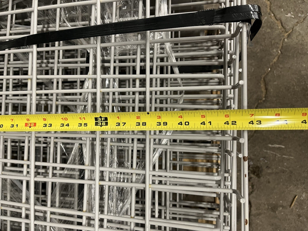 42" x 52" Wire Mesh Decking Pallet Rack deck grates Waterfall edge