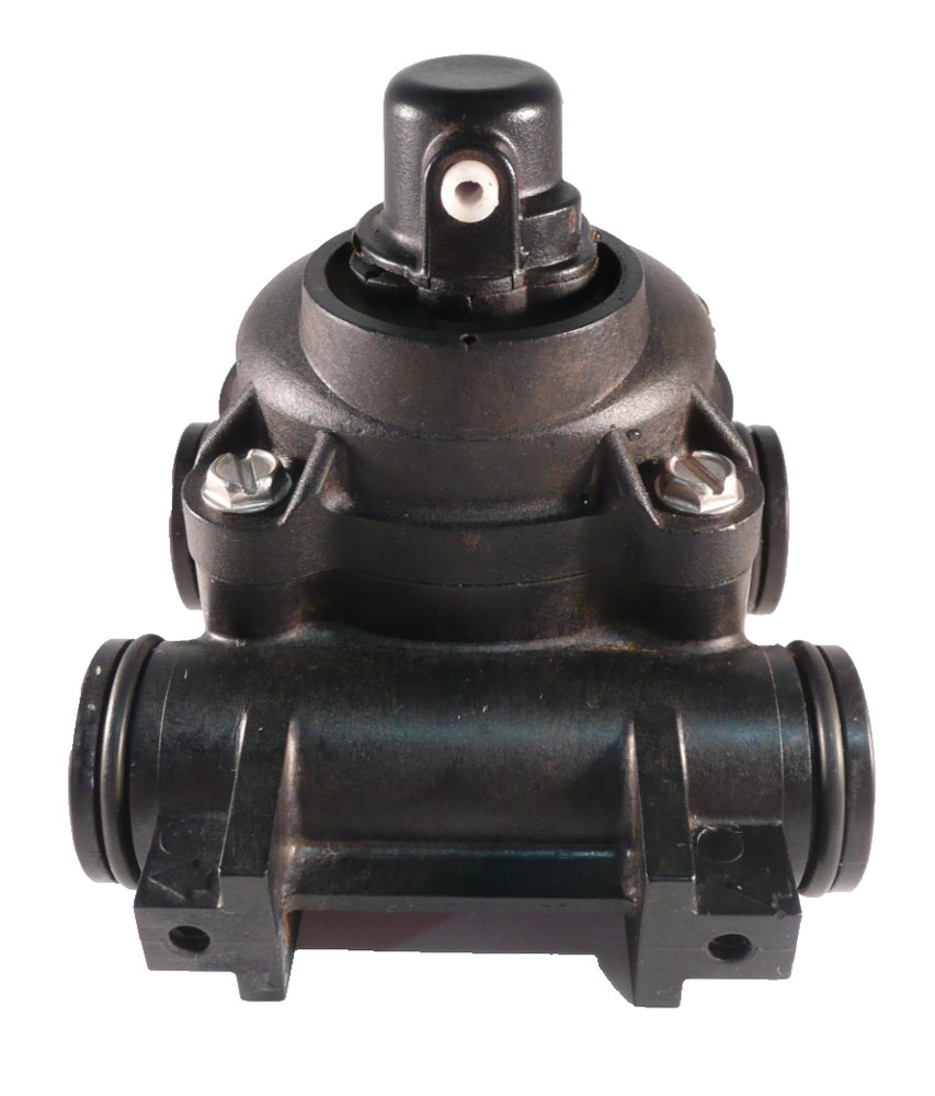 Fleck 2510 Right Angle Mechanical Paddle Wheel Turbine 3/4" Flow Meter Assembly