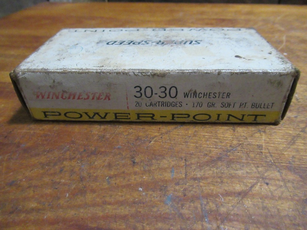 Empty Ammo Box 30-30 Winchester Power-Point with insert