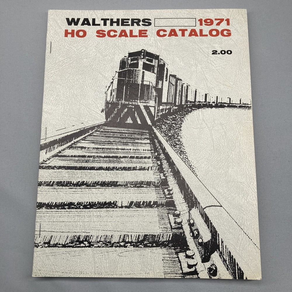 Walthers HO Scale Model Train Railroad Catalog 1971 Reference Manual