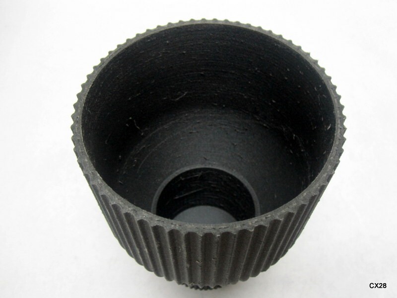 Morse Studio Co Modern Planter Chalice Black 4.15" Diameter, 6.45" Height