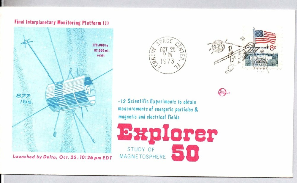 EXPLORER 50 INTERPLANETARY MONITORING PLATFORM LAUNCH TO STUDY MAGNETOSPHERE
