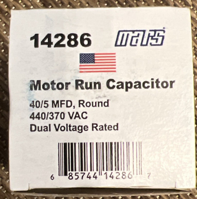 Mars Motor Run Round Capacitor 14286