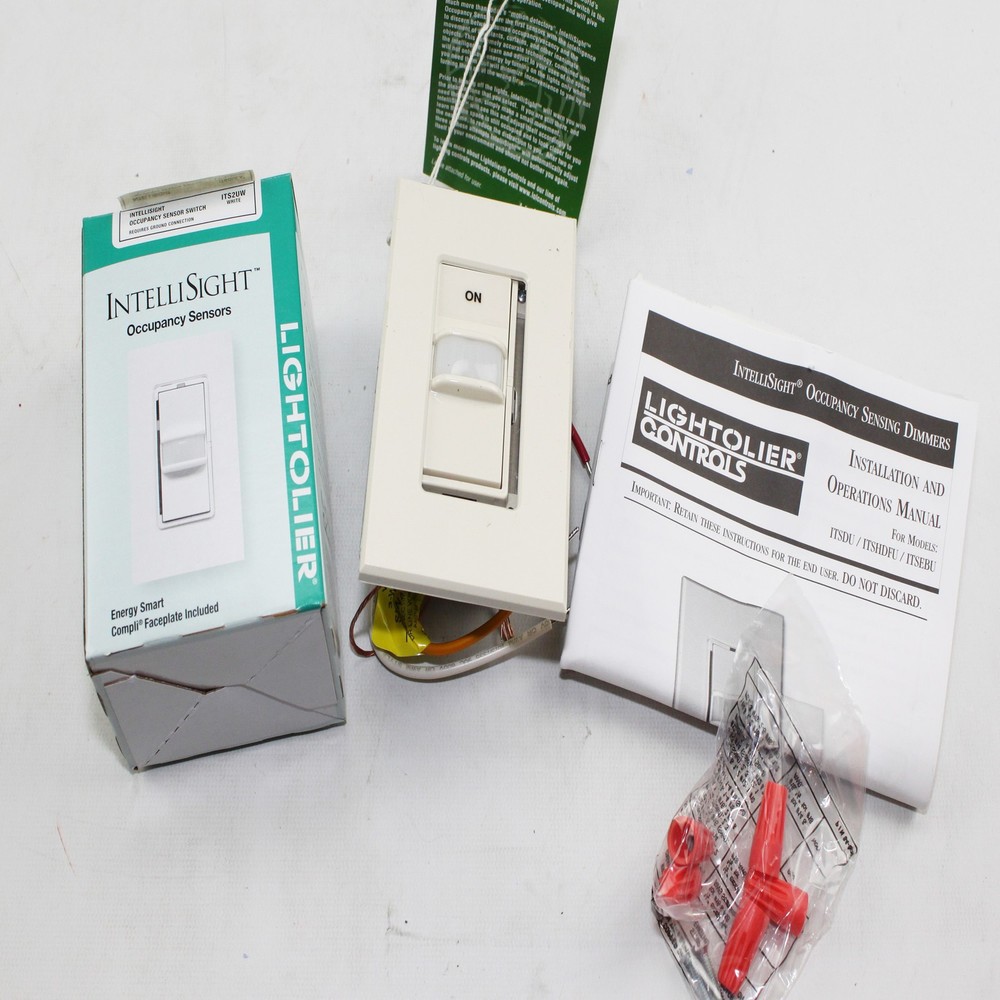 LIGHTOLIER INTELLISIGHT OCCUPANCY SENSOR ITSDULA INCANDESCENT/ INDUCTIVE LOADS;