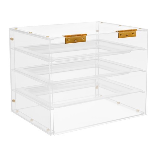 3-tier Acrylic Display Case Bakery Pastry Display Case Cookie Display Cabinet