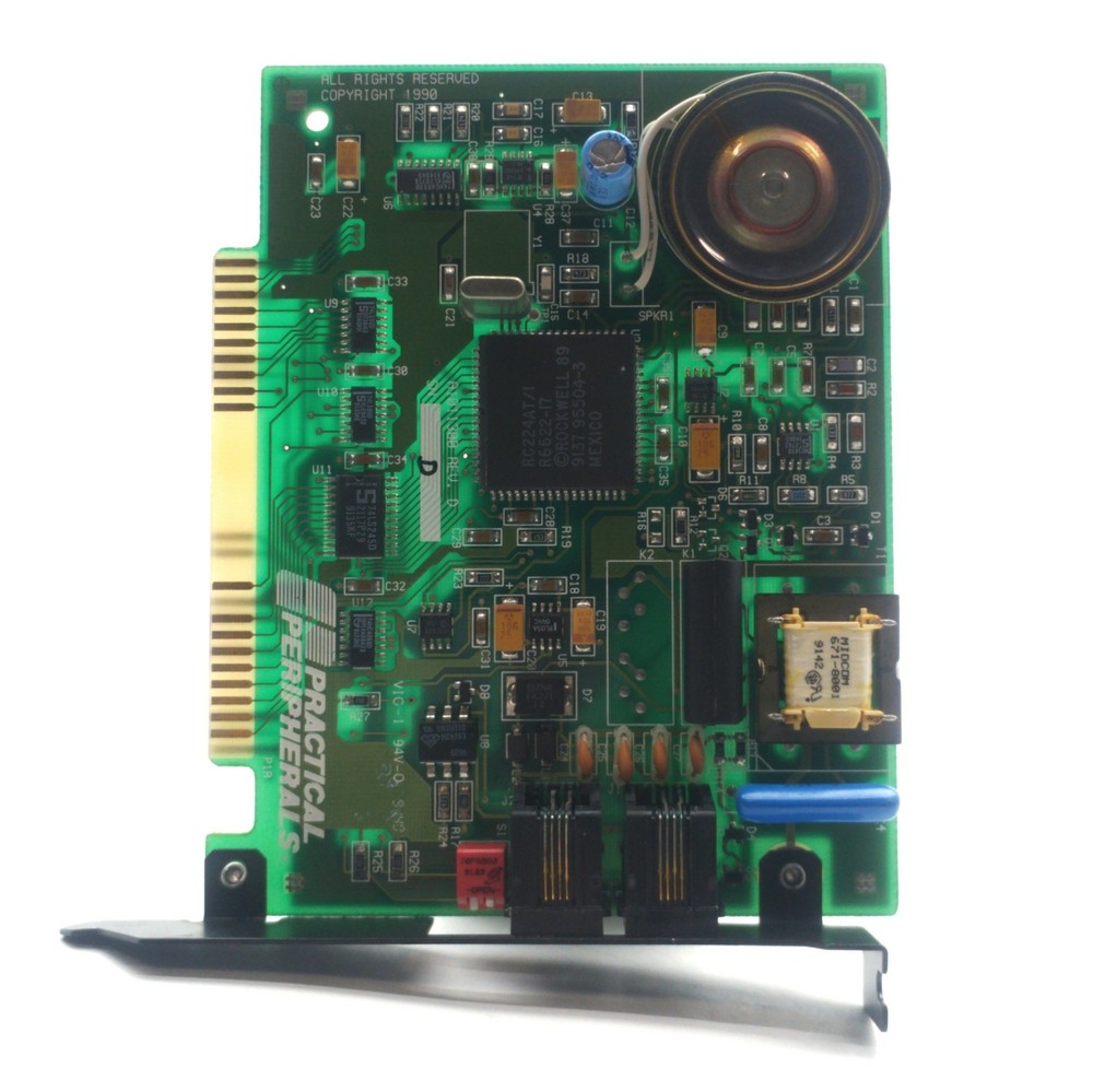 Practical Peripherals A1011300 Dial-Up Modem, ISA, 2x RJ11