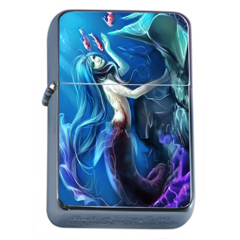 Mythical Creatures D10 Flip Top Oil Lighter