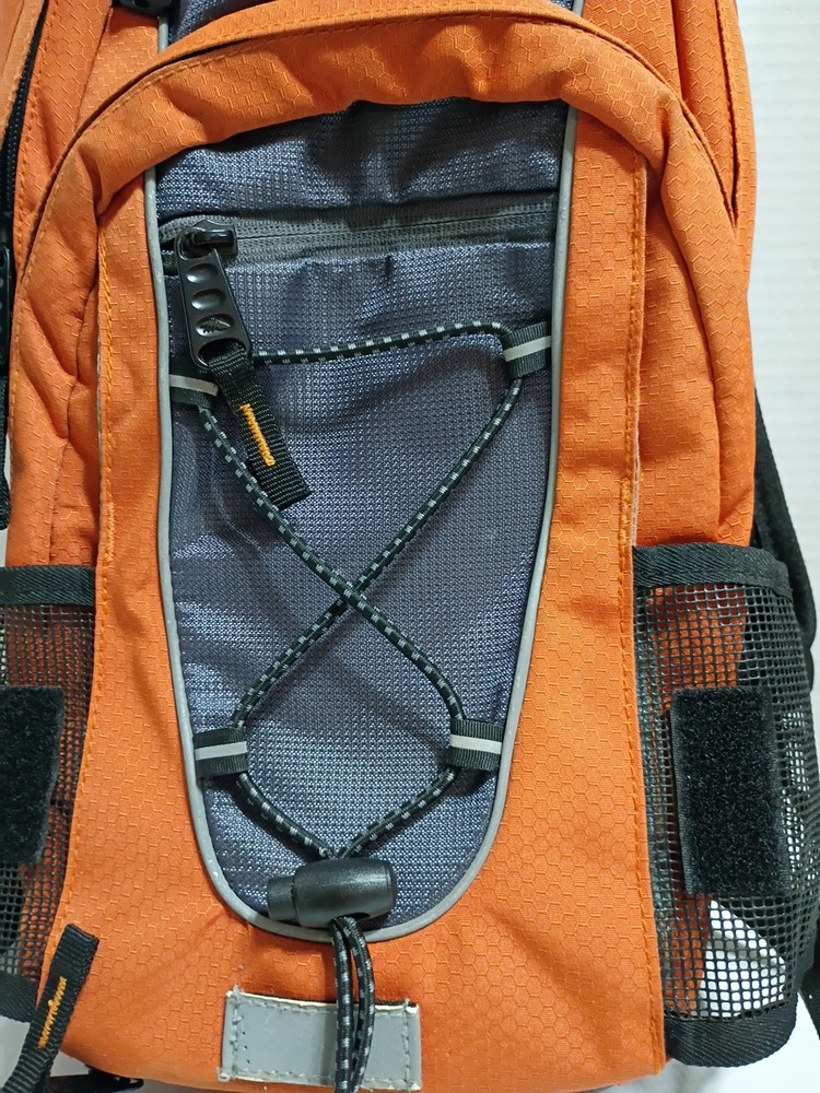 High Sierra Backpack Hydration Pack Airflow Cooled Orange camping hiking