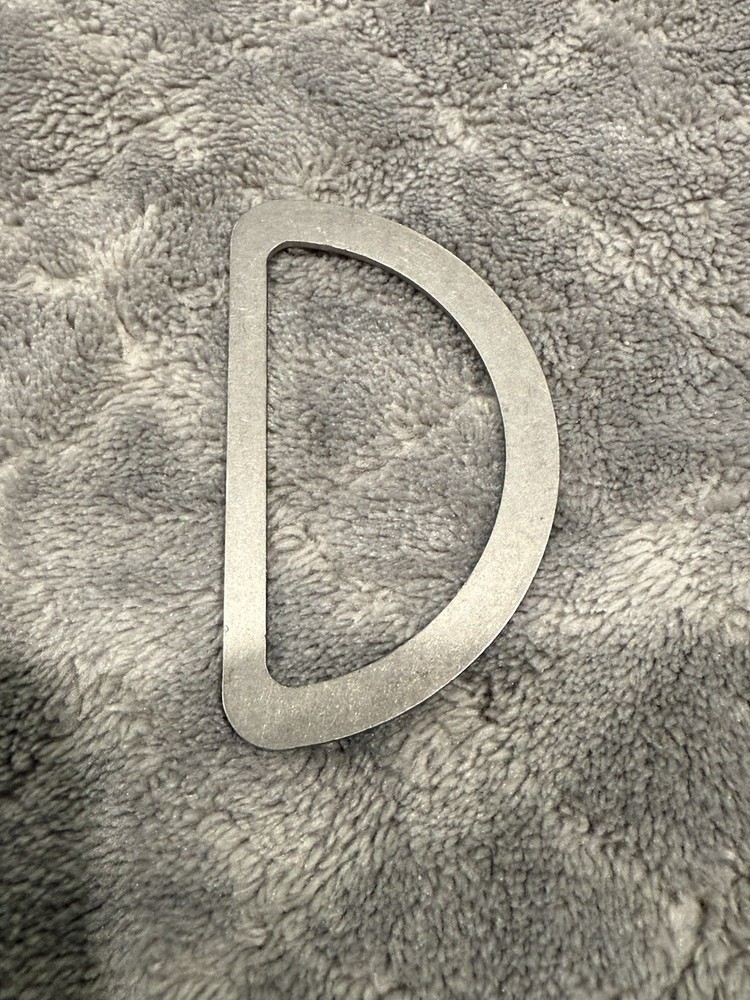 D-Ring Stainless Steel - Flattened Ends
